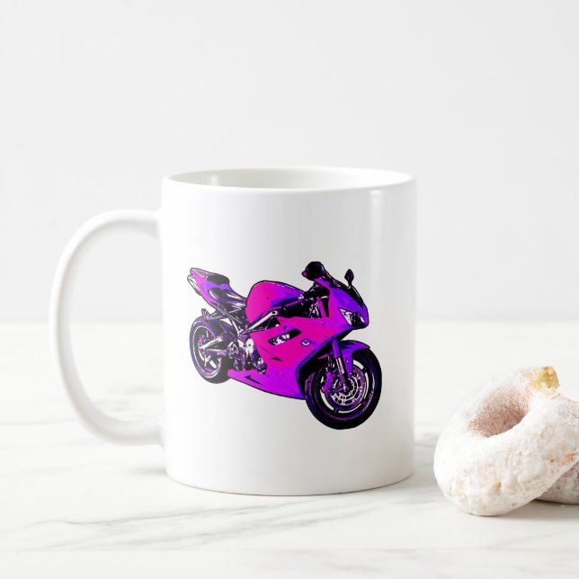 Motorcycle Mug (With Donut)