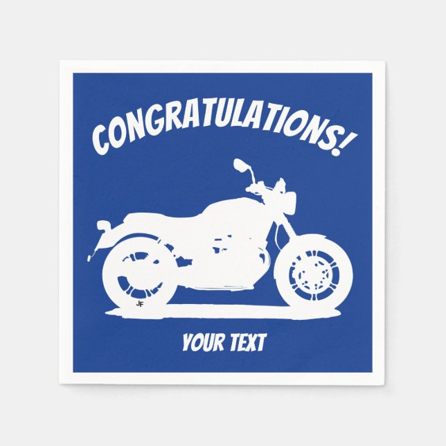 Motorcycle Napkin (Front)