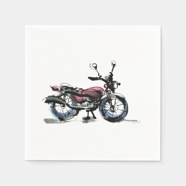 Motorcycle Napkin (Front)