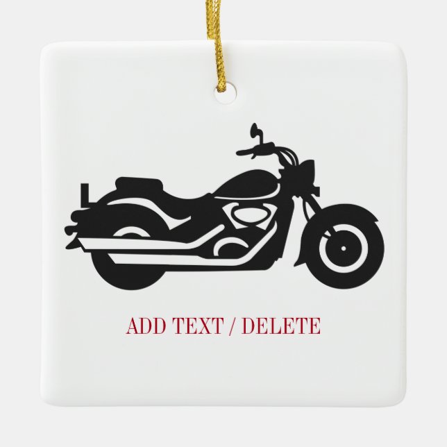 Motorcycle Ornament (Front)