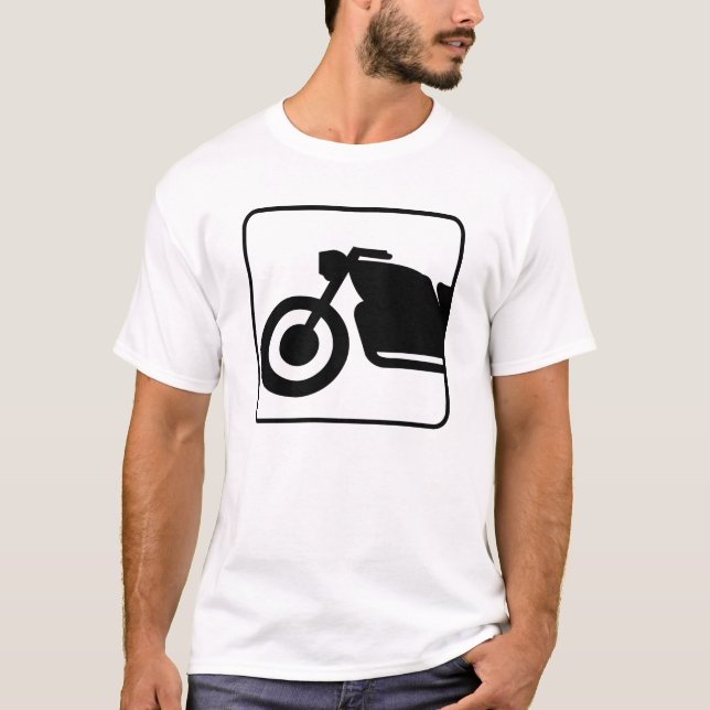 Motorcycle Parking Only T-Shirt (Front)