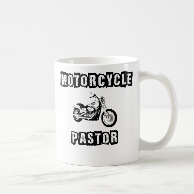 Motorcycle Pastor Harley Coffee Mug (Right)