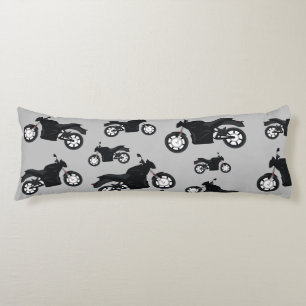 Motorcycle Pattern Body Pillow