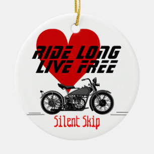 Motorcycle-Personalize It Ceramic Ornament