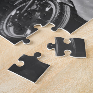 Motorcycle Pinup Girl Jigsaw Puzzle