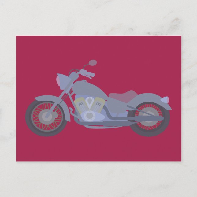 Motorcycle Postcard (Front)