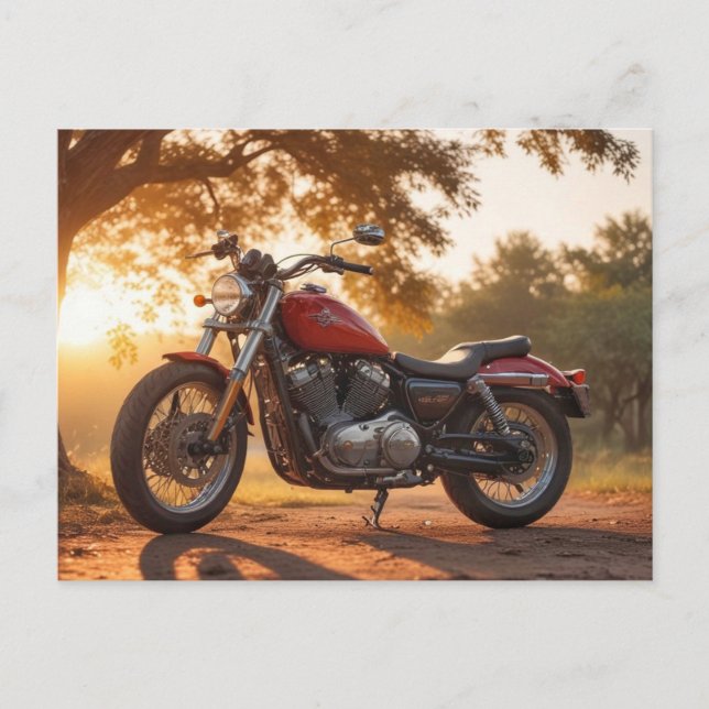 Motorcycle Postcard (Front)