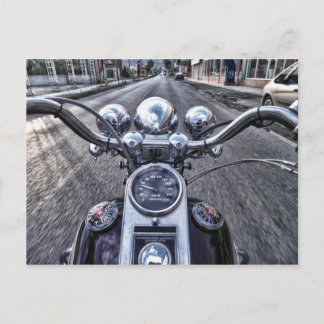Motorcycle Postcard