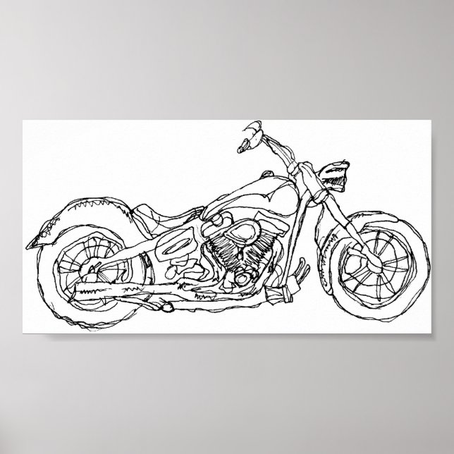 Motorcycle Poster (Front)