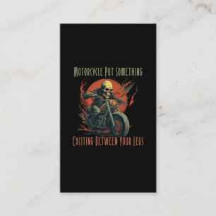 Motorcycle put something exciting between your leg referral card