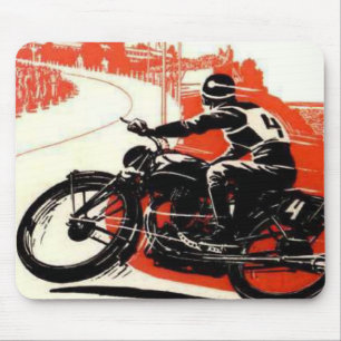 Motorcycle Race Mouse Pad