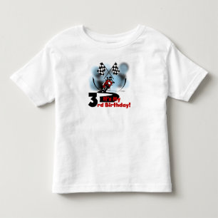 Motorcycle Racing 3rd Birthday Toddler T-shirt