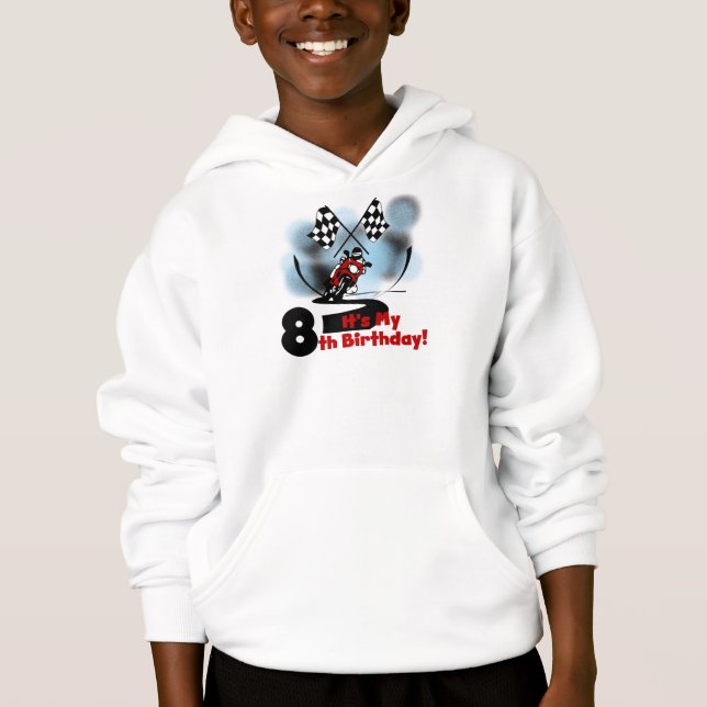 Motorcycle Racing 8th Birthday (Front)