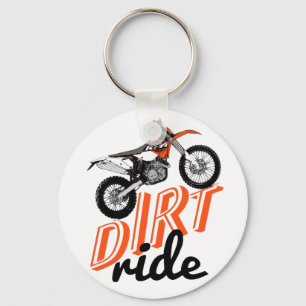 Motorcycle racing keychain