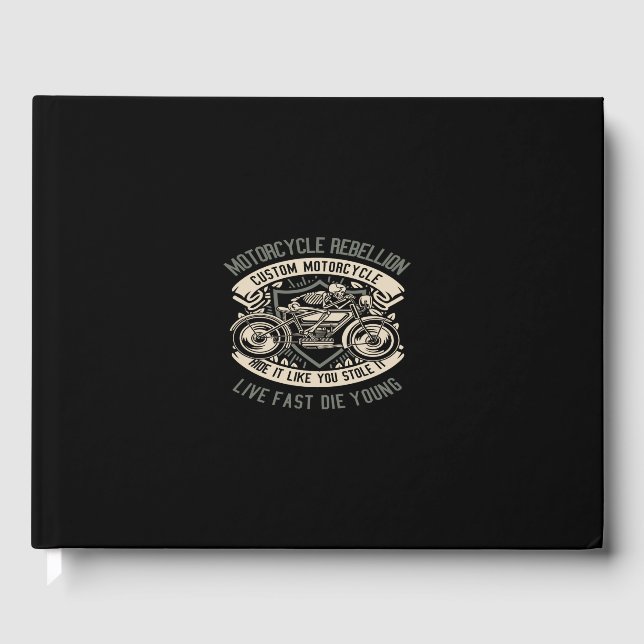 motorcycle rebellion custom motorcycle ride it lik guest book (Front)