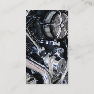 Motorcycle repair mechanic customization shop business card