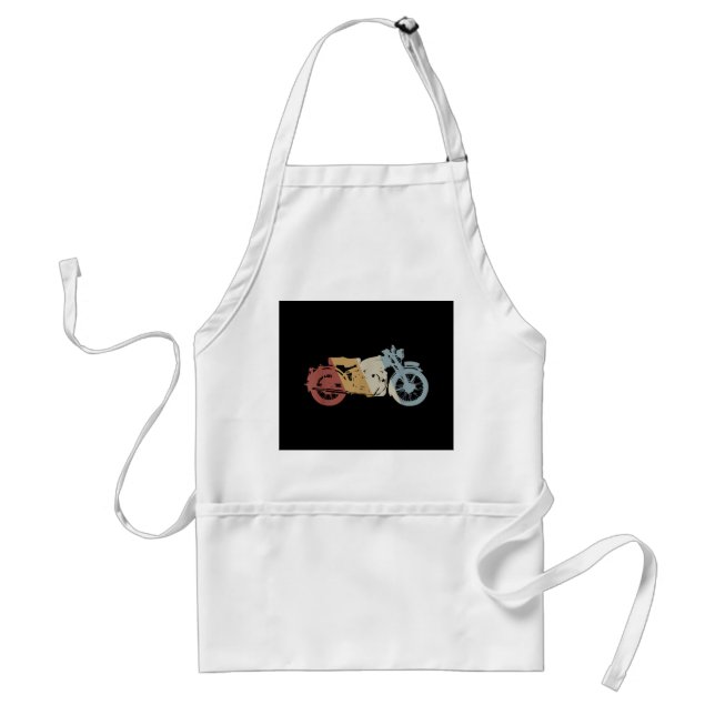 Motorcycle Retro Style Vintage Standard Apron (Front)