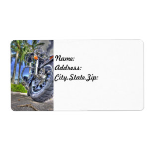 Motorcycle Return Address Labels