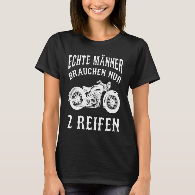 Motorcycle Rider MC Rocker Motorcycle T-Shirt (Front)