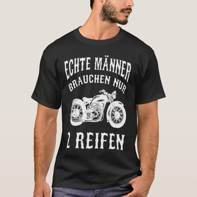 Motorcycle Rider MC Rocker Motorcycle T-Shirt (Front)