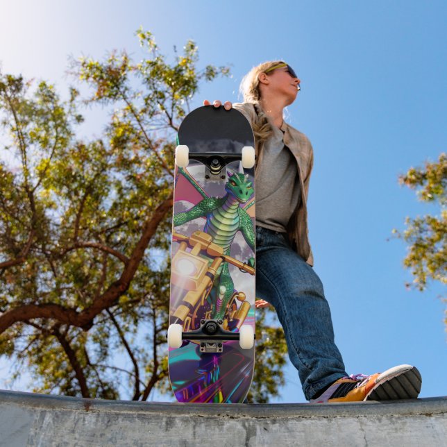 Motorcycle Riding Dragon Skateboard (Outdoor 1)