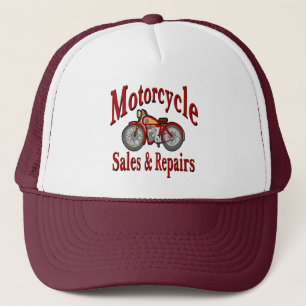 Motorcycle Sales and Repairs Trucker Hat