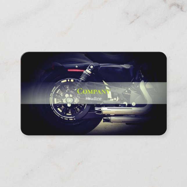 Motorcycle Service Business Card (Front)