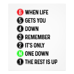 Motorcycle Shift Funny Saying Motocross Motorbike Photo Print