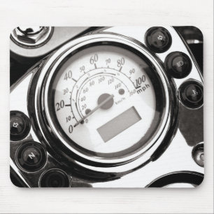 Motorcycle Speedometer Mouse Pad