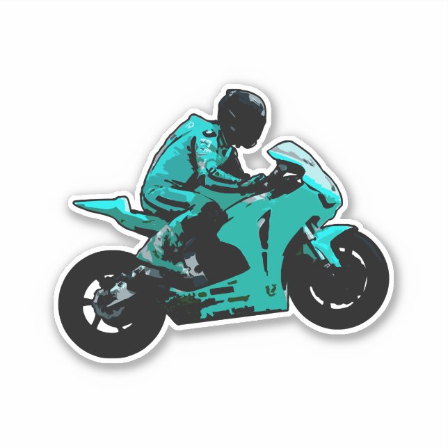 Motorcycle Sticker (Front)