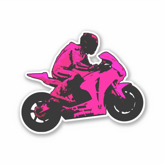Motorcycle Sticker (Front)