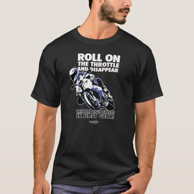 Motorcycle T-Shirt - Roll On Throttle (Front)