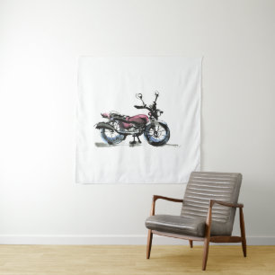Motorcycle Tapestry