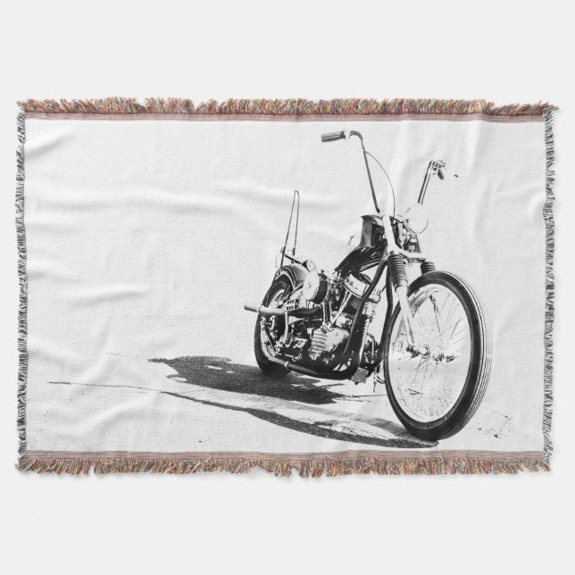 Motorcycle Throw Blanket (Front)