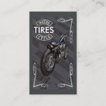 Motorcycle Tires Business Card