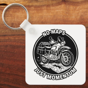 Motorcycle Touring Freedom Mindset Keychain