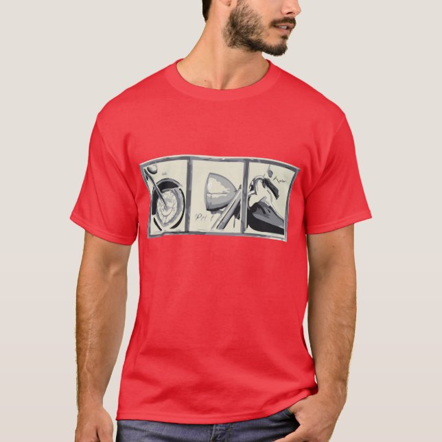 Motorcycle Trip Tic T-Shirt (Front)