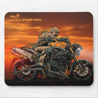 Motorcycle Triple Mousepad