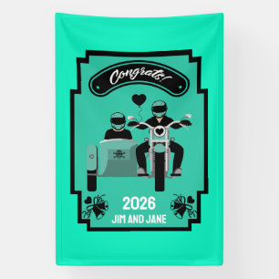 Motorcycle Wedding Gifts For Couple Banner