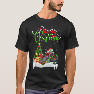 Motorcycle   Xmas Decorations Santa Motorcycle Chr T-Shirt