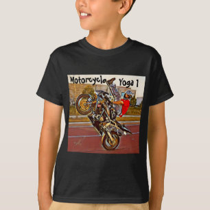 Motorcycle Yoga 1 T-Shirt