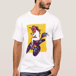 Motorcycle Zebra T-Shirt