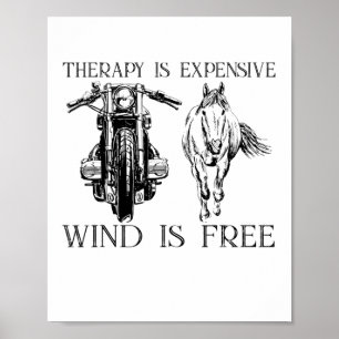 Motorcycles Biker Racer Horseback Riding Horse Gif Poster