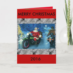 Motorcycles Christmas Card 2016