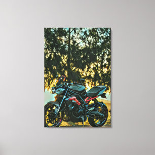 Motorcycles gift canvas print