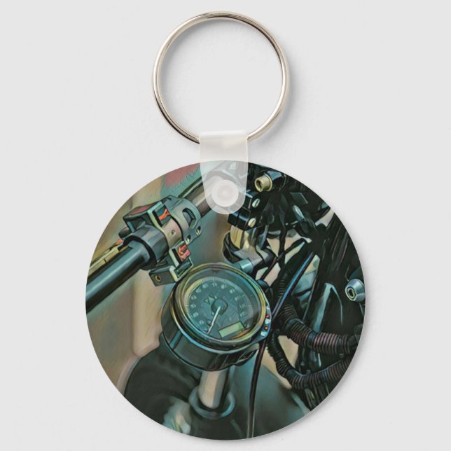 Motorcycles gift keychain (Front)