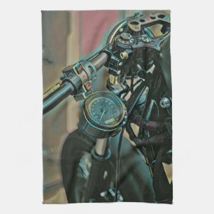 Motorcycles gift kitchen towel