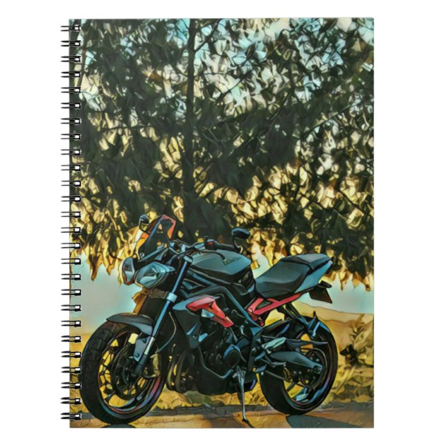 Motorcycles gift notebook (Front)