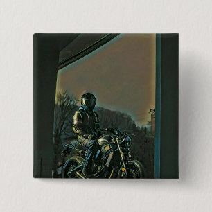 Motorcycles gifts 2 inch square button