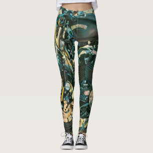 Motorcycles gifts leggings